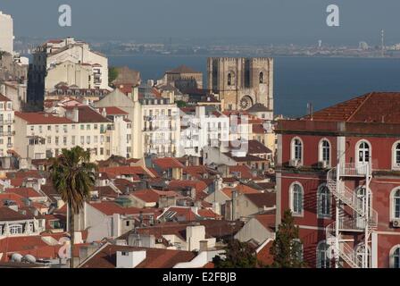 Portugal, Lisbon, Cathedral of Santa Maria Maior Lisbon Stock Photo