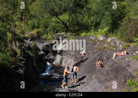 France Reunion island (French overseas department) Parc National de La Reunion (Reunion National Park) listed as World Heritage Stock Photo