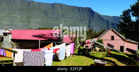 France Reunion island (French overseas department) Parc National de La Reunion (Reunion National Park) listed as World Heritage Stock Photo