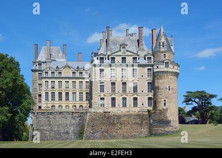 France, Maine et Loire, Brissac Quince, Chateau de Brissac Stock Photo