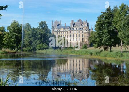 France, Maine et Loire, Brissac Quince, Chateau de Brissac Stock Photo
