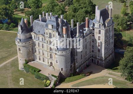 France, Maine et Loire, Brissac Quince, Chateau de Brissac Stock Photo
