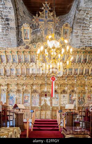 Cyprus Larnaca Orthodox church of Saint Lazarus (Ayios Lazaros) which originated in the 9th century to house the tomb of Stock Photo