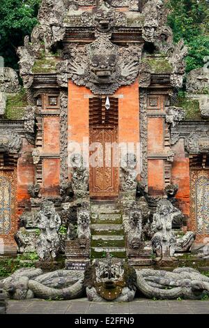 Indonesia, Bali, Ubud, Monkey Forest, Dalem Agung Padantegal Temple Stock Photo