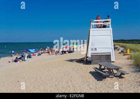 United States, Massachusetts, Cape Cod, Martha's Vineyard island, Oak Bluffs State Beach Stock Photo