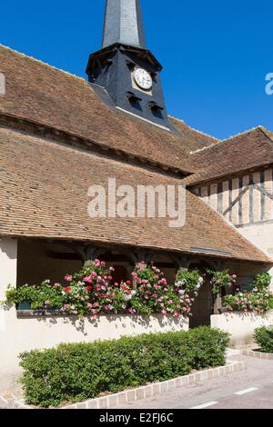 France,Loiret,Isdes,12th and 17th century Notre Dame d'Isdes church ...