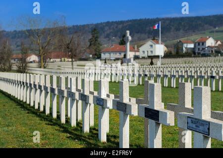 France Meuse Verdun military cemeterie Faubourg-Pave of the First World War Stock Photo