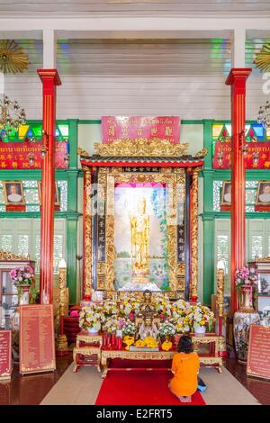 Bangkok, Thailand. Thian Fah Hospital Shrine, Guan Yin, Goddess of ...