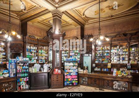 Argentina Buenos Aires Monserrat district Farmacia de la Estrella the oldest pharmacy in the city as open in 1834 Stock Photo