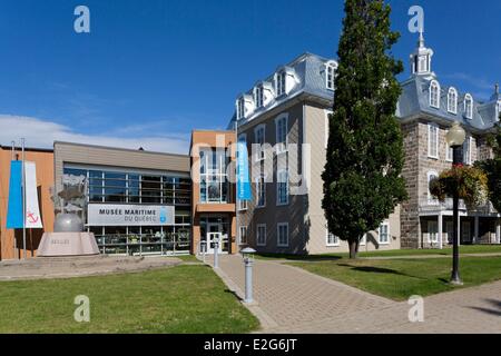 Canada Quebec province Chaudiere-Appalaches region L'Islet-sur-Mer Quebec Maritime Museum Stock Photo