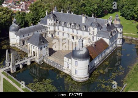 France Yonne Chateau de Tanlay Stock Photo