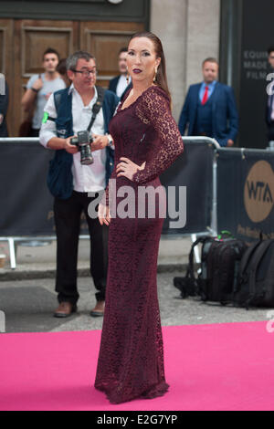 London, UK. 19th June, 2014. Serbian tennis player Jelena Jankovic arrives at the WTA Pre-Wimbledon Party held at Kensington Roof Gardens, on Thursday June 19, 2014. Credit:  Heloise/Alamy Live News Stock Photo