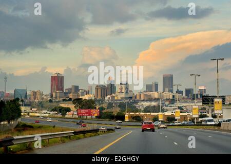 South Africa Gauteng province Johannesburg CBD (Central Business District) skyscrapers Stock Photo