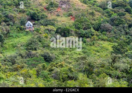 Panama Cocle province Anton Valley home nestled in forest Stock Photo