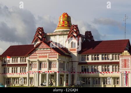 Indonesia Sumatra Island Aceh province Calang Governor Palace Stock Photo