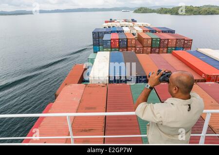 Panama Panama Canal Gatun Lake boat CGM CGM Alcazar built in 2007 and ...