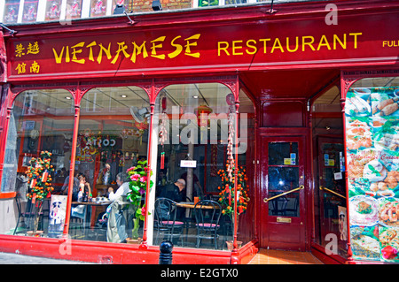 Vietnamese restaurant in the Chinatown district of London Stock Photo