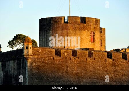 France Finistere Brest castle (Sea Museum) Stock Photo