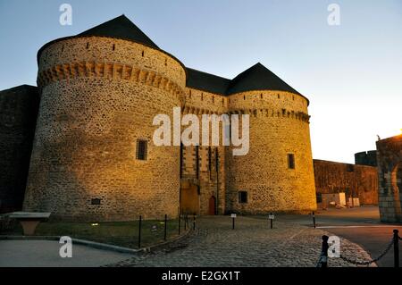 France Finistere Brest castle (Sea Museum) Stock Photo