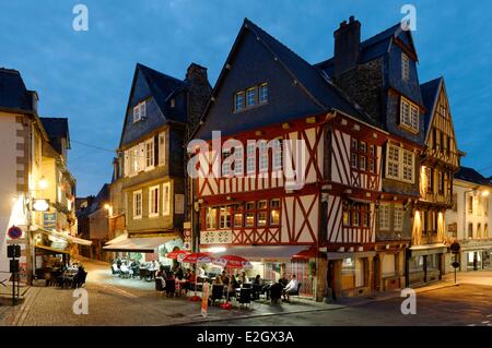 France Finistere Morlaix Place Allende Stock Photo