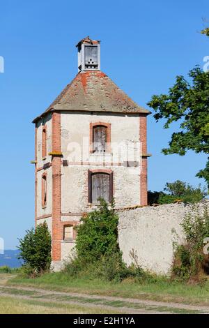 France Puy de Dome Thuret village traditional dovecote Stock Photo