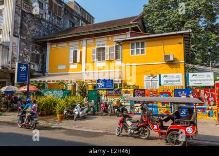 Cambodia Phnom Penh Friends restaurant run by a charitable organization training young people for careers in tourism Stock Photo