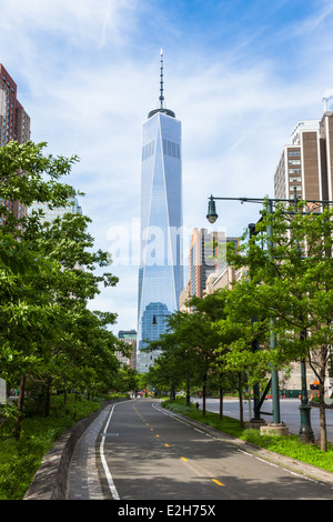 Manhattan skycraper, New York - USA Stock Photo