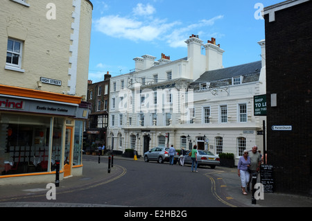 the royal albion hotel in coastal town of broadstairs in kent uk 2014 Stock Photo