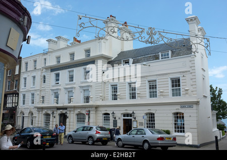 the royal albion hotel in coastal town of broadstairs in kent uk 2014 Stock Photo