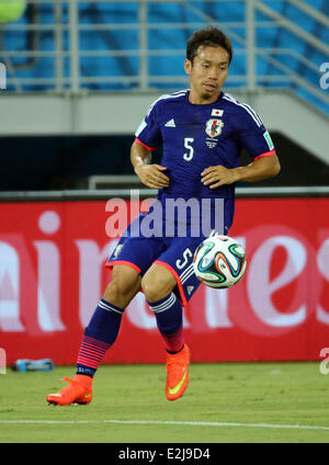 Natal, Brazil. 19th June, 2014. World Cup finals 2014. Group C stage match Japan versus Greece. Nagatomo Credit:  Action Plus Sports/Alamy Live News Stock Photo