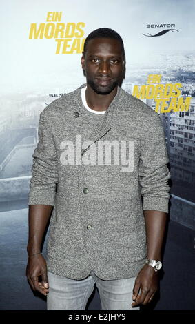 Omar Sy at a photocall for Ein Mordsteam (Incompatibles) at Alhambra movie theater.  Where: Berlin, Germany When: 17 Mar 2013 Cr Stock Photo