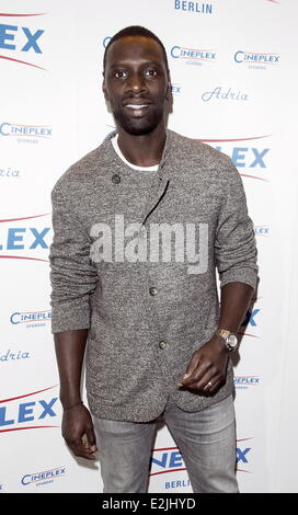 Omar Sy at a photocall for Ein Mordsteam (Incompatibles) at Alhambra movie theater.  Where: Berlin, Germany When: 17 Mar 2013 Cr Stock Photo