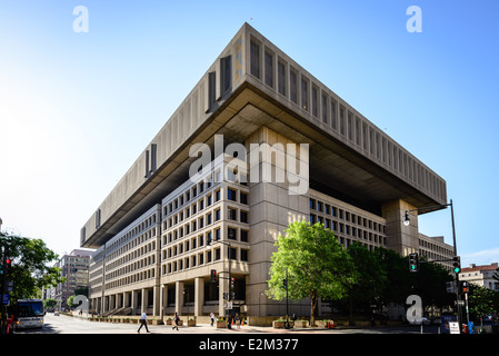FBI Headquarters, J. Edgar Hoover Building, 935 Pennsylvania Ave NW, Washington DC Stock Photo