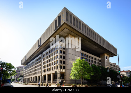 FBI Headquarters, J. Edgar Hoover Building, 935 Pennsylvania Ave NW, Washington DC Stock Photo