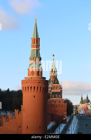 Tower of the Moscow Kremlin Stock Photo
