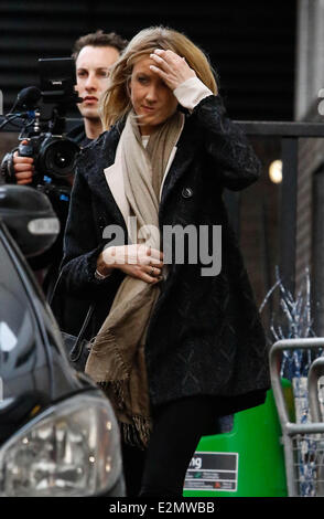 Celebrities at the ITV studios  Featuring: Sally Roberts Where: London, United Kingdom When: 03 Jan 2013 Stock Photo