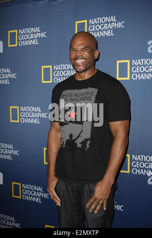 National Geographic Channels TCA party at the Langham Hotel in Pasadena, California  Featuring: Darryl McDaniels,DMC Where: Pasa Stock Photo