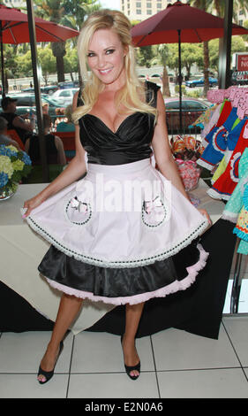 Las Vegas, Nevada, USA. 20th June, 2014. Televison personality/model Bridget Marquardt hosts a trunk show to debut her apron collection ''Celebrate with Bridget'' on June 20, 2014 at Sugar Factory Paris in Las Vegas, Nevada Credit:  Marcel Thomas/ZUMAPRESS.com/Alamy Live News Stock Photo