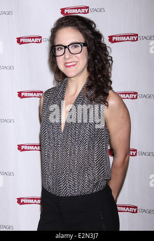 Photo call for ‘All In The Timing’ held at the Primary Stages rehearsal studios.  Featuring: Jenn Harris Where: New York City , NY, United States When: 08 Jan 2013 Stock Photo