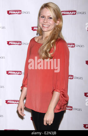 Photo call for ‘All In The Timing’ held at the Primary Stages rehearsal studios.  Featuring: Liv Rooth Where: New York City , NY, United States When: 08 Jan 2013 Stock Photo