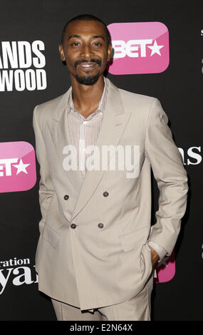 BET Networks' 'Real Husbands of Hollywood' and 'Second Generation Wayans' held at the Regal Cinemas L.A. Live  Featuring: Darris Love Where: Los Angeles, California, United States When: 08 Jan 2013 Stock Photo