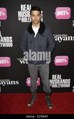 BET Networks' 'Real Husbands of Hollywood' and 'Second Generation Wayans' held at the Regal Cinemas L.A. Live  Featuring: Wilmer Valderrama Where: Los Angeles, California, United States When: 08 Jan 2013 Stock Photo