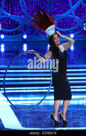 2013 Miss America Preliminary Competition at Planet Hollywood Resort and Casino  Featuring: Cheryl Burke Where: Las Vegas, NV, United States When: 11 Jan 2013 Stock Photo