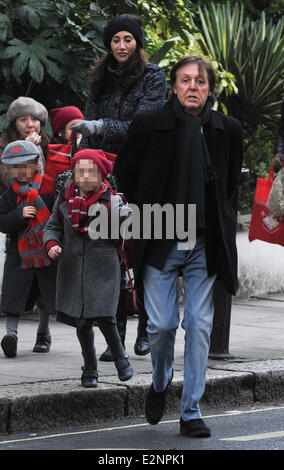 Paul mccartney and beatrice mccartney hi res stock photography and