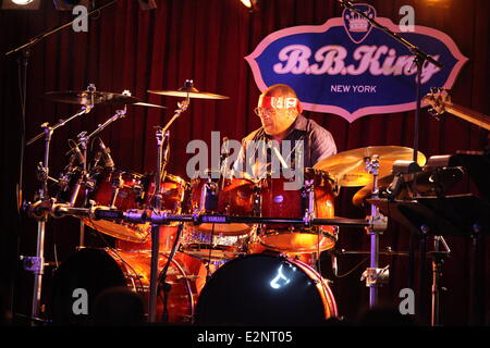 Billy Cobham Band Spectrum performing at the B.B. King Bar and Grill  Featuring: Billy Cobham Where: New York City, NY, USA When: 16 Jan 2013 Stock Photo