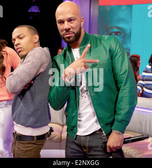 Celebrities attend BET's 106 and Park Taping in New York City  Where: New York, NY, United States When: 18 Jan 2013 Stock Photo