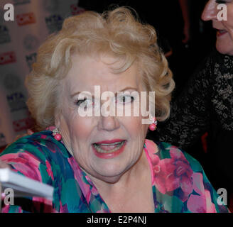 National Television Awards 2013 held at the O2 arena - Arrivals  Featuring: Denise Robertson Where: London, United Kingdom When: Stock Photo