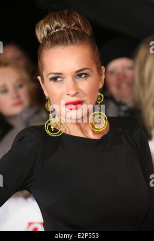 National Television Awards 2013 held at the O2 arena - Arrivals  Featuring: Kierston Wareing Where: London, United Kingdom When: Stock Photo