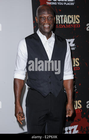 'Spartacus: War Of The Damned' Series Finale premiere at the Museum of Modern Art - Arrivals  Featuring: Peter Mensah Where: New York City, USA When: 24 Jan 2013 Stock Photo