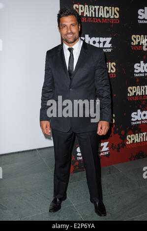 'Spartacus: War Of The Damned' Series Finale premiere at the Museum of Modern Art - Arrivals  Featuring: Manu Bennett Where: New York City, USA When: 24 Jan 2013 Stock Photo